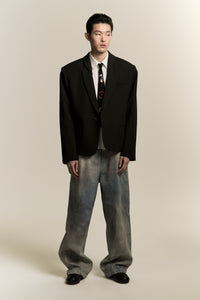 NUMERO KNIT TIE EUPHORIC BLACK