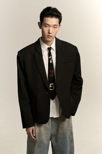 NUMERO KNIT TIE EUPHORIC BLACK