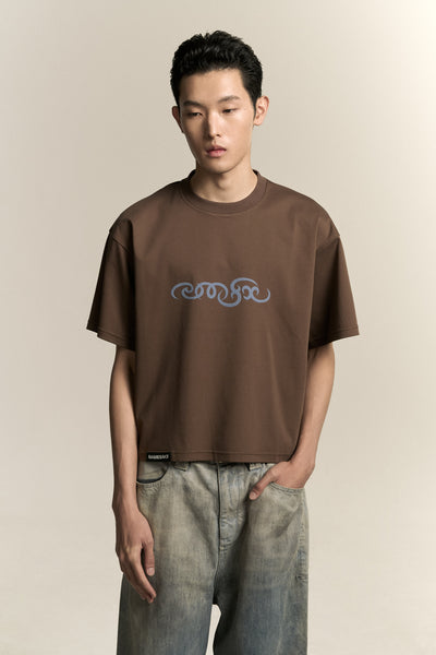 MARYS CROPPED NMSK TEE MARSH BROWN