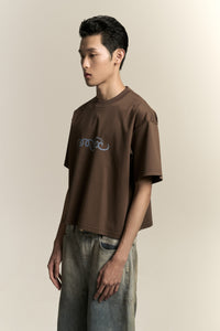 MARYS CROPPED NMSK TEE MARSH BROWN