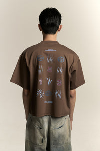 MARYS CROPPED NMSK TEE MARSH BROWN