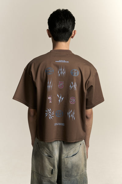 MARYS CROPPED NMSK TEE MARSH BROWN