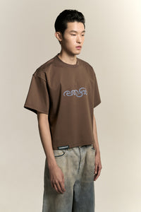 MARYS CROPPED NMSK TEE MARSH BROWN