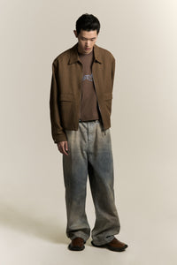 MARYS CROPPED NMSK TEE MARSH BROWN