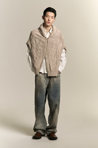 LINAS DUAL CREWNECK SOOT GREY