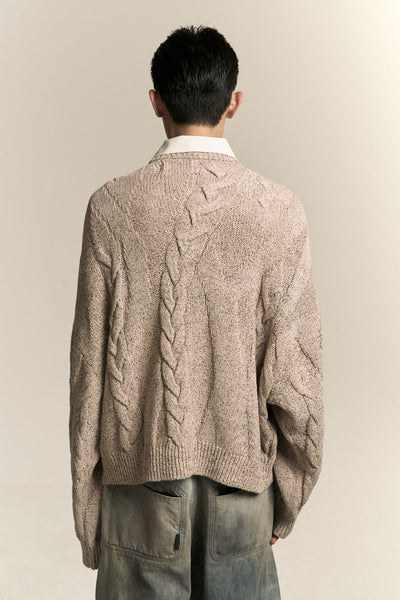 LINAS DUAL CREWNECK SOOT GREY