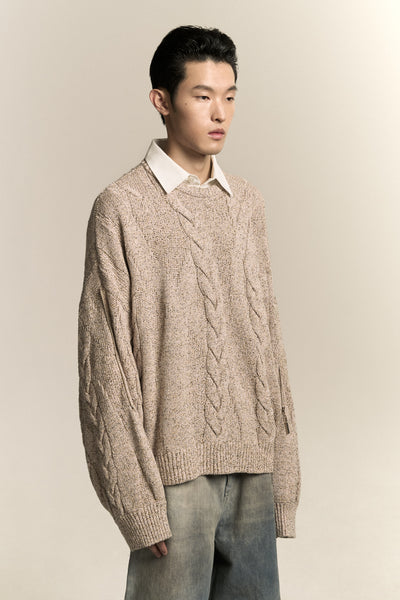 LINAS DUAL CREWNECK SOOT GREY