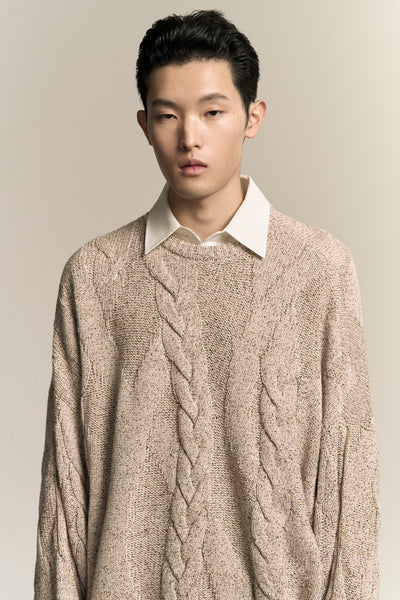 LINAS DUAL CREWNECK SOOT GREY