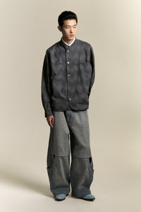 COMO FLEECE SHIRT SPACE WAVE BLUE (NAMESAKE EXCLUSIVE)