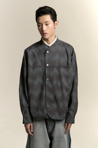 COMO FLEECE SHIRT SPACE WAVE BLUE (NAMESAKE EXCLUSIVE)