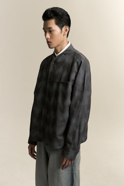 COMO FLEECE SHIRT SPACE WAVE BLUE (NAMESAKE EXCLUSIVE)