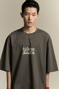 MAYO OVERSIZED CARABINER TEE PUBBLE GREY