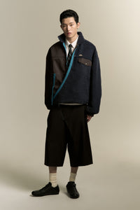 NORTH TWIST FLEECE DEPTH BLUE