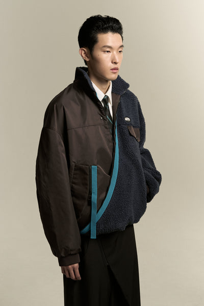 NORTH TWIST FLEECE DEPTH BLUE