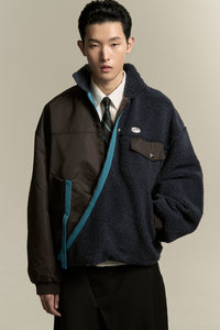 NORTH TWIST FLEECE DEPTH BLUE