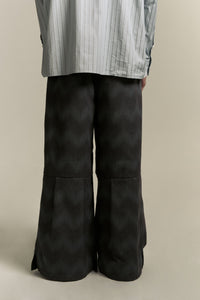 TOWSON PLEATED TROUSERS SPACE WAVE BLUE