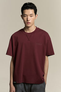 TOBI OVERSIZED LOGO TEE RUST BURGUNDY (NAMESAKE EXCLUSIVE)