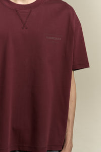 TOBI OVERSIZED LOGO TEE RUST BURGUNDY (NAMESAKE EXCLUSIVE)