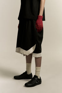 CHAND DRAPE BASKETBALL SHORTS EUPHORIC BLACK