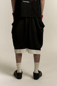 CHAND DRAPE BASKETBALL SHORTS EUPHORIC BLACK