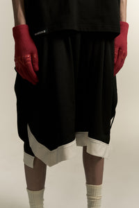 CHAND DRAPE BASKETBALL SHORTS EUPHORIC BLACK