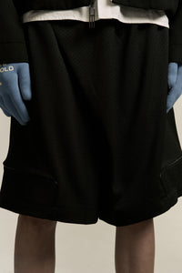 KIRK PLEATED SHORTS EUPHORIC BLACK