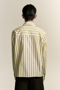 COMO LS SHIRT LEMON STRIPE
