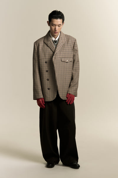 SANFORD PEACOAT MINGLE PLAID