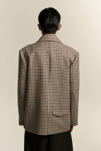 SANFORD PEACOAT MINGLE PLAID