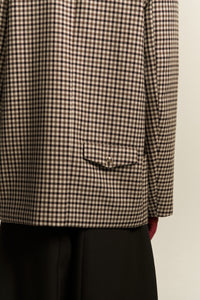 SANFORD PEACOAT MINGLE PLAID