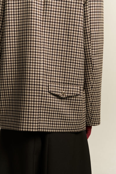 SANFORD PEACOAT MINGLE PLAID