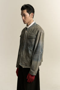 JARVIS DENIM JACKET MIRROR LAKE BLUE