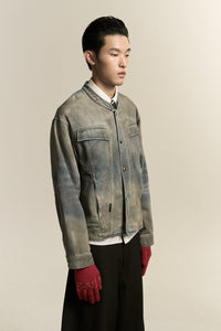 JARVIS DENIM JACKET MIRROR LAKE BLUE
