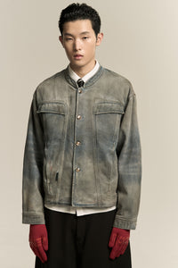 JARVIS DENIM JACKET MIRROR LAKE BLUE
