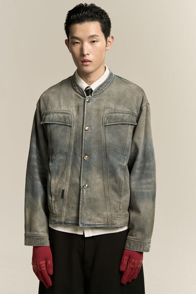 JARVIS DENIM JACKET MIRROR LAKE BLUE