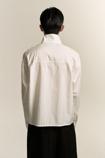SARIO BOMBER LS SHIRT FREE WHITE