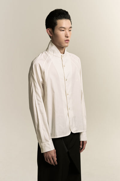 SARIO BOMBER LS SHIRT FREE WHITE