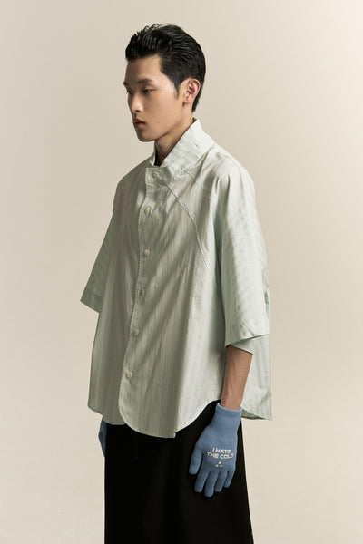 SARIO BOMBER SS SHIRT MINT TEA