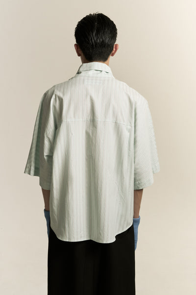 SARIO BOMBER SS SHIRT MINT TEA