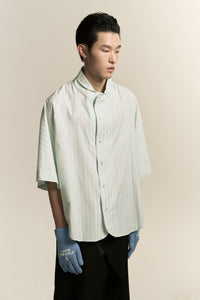 SARIO BOMBER SS SHIRT MINT TEA