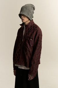 GARNETT TRACK SHIRT CABERNET RED