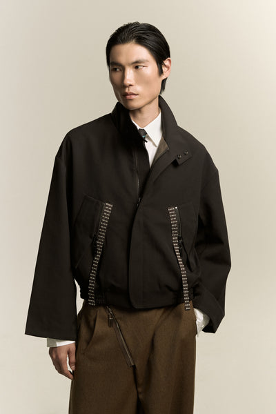 MEDINA HARRIGNTON JACKET STAGNANT BROWN