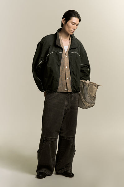 SIDNEY TRACK SHIRT FOREST GREEN