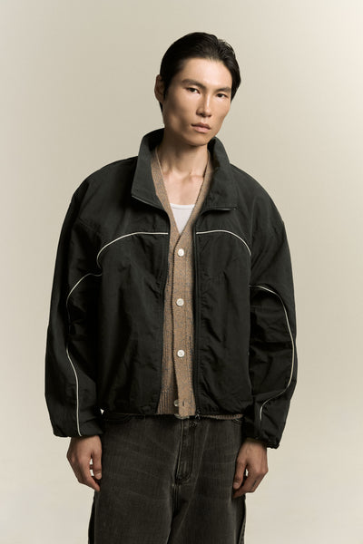 SIDNEY TRACK SHIRT FOREST GREEN