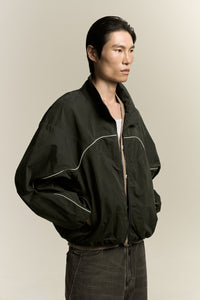 SIDNEY TRACK SHIRT FOREST GREEN