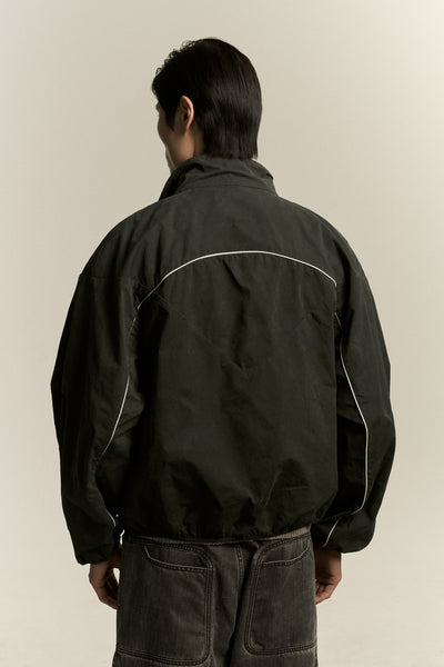 SIDNEY TRACK SHIRT FOREST GREEN