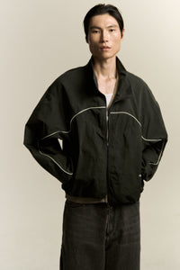 SIDNEY TRACK SHIRT FOREST GREEN