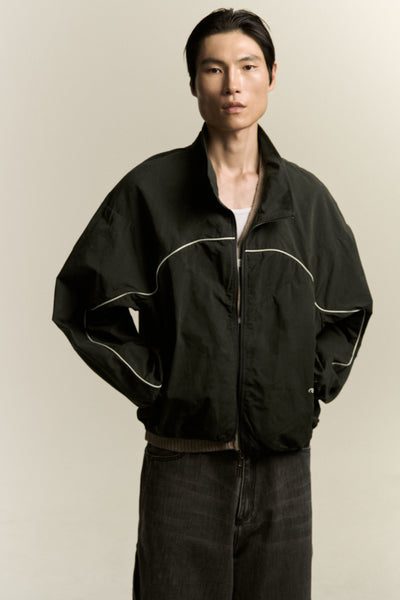 SIDNEY TRACK SHIRT FOREST GREEN