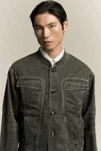 JARVIS DENIM JACKET EUPHORIC BLACK