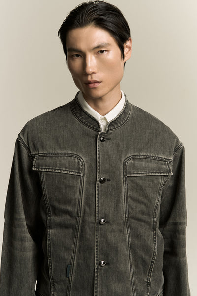 JARVIS DENIM JACKET EUPHORIC BLACK
